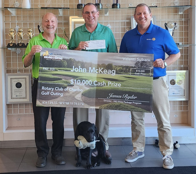 Hole in One Winner Spotlight: Epic Swing and Hole-in-One at Rotary Club of Chariho Golf Tournament