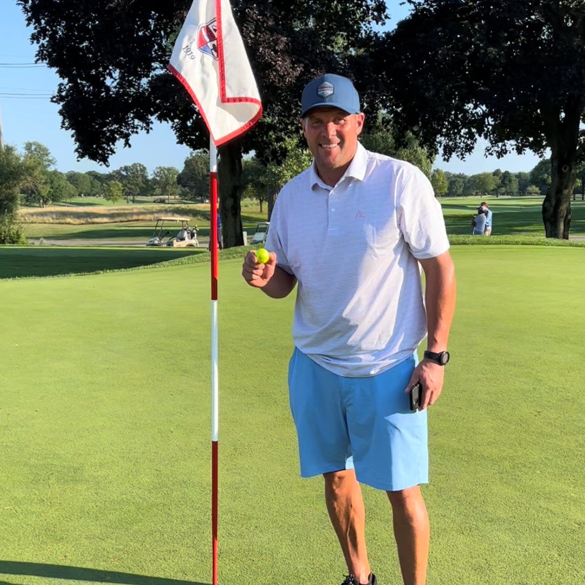 A Hole in One Winner at the Grosse Ile Golf Club Auto Dealers Hole in