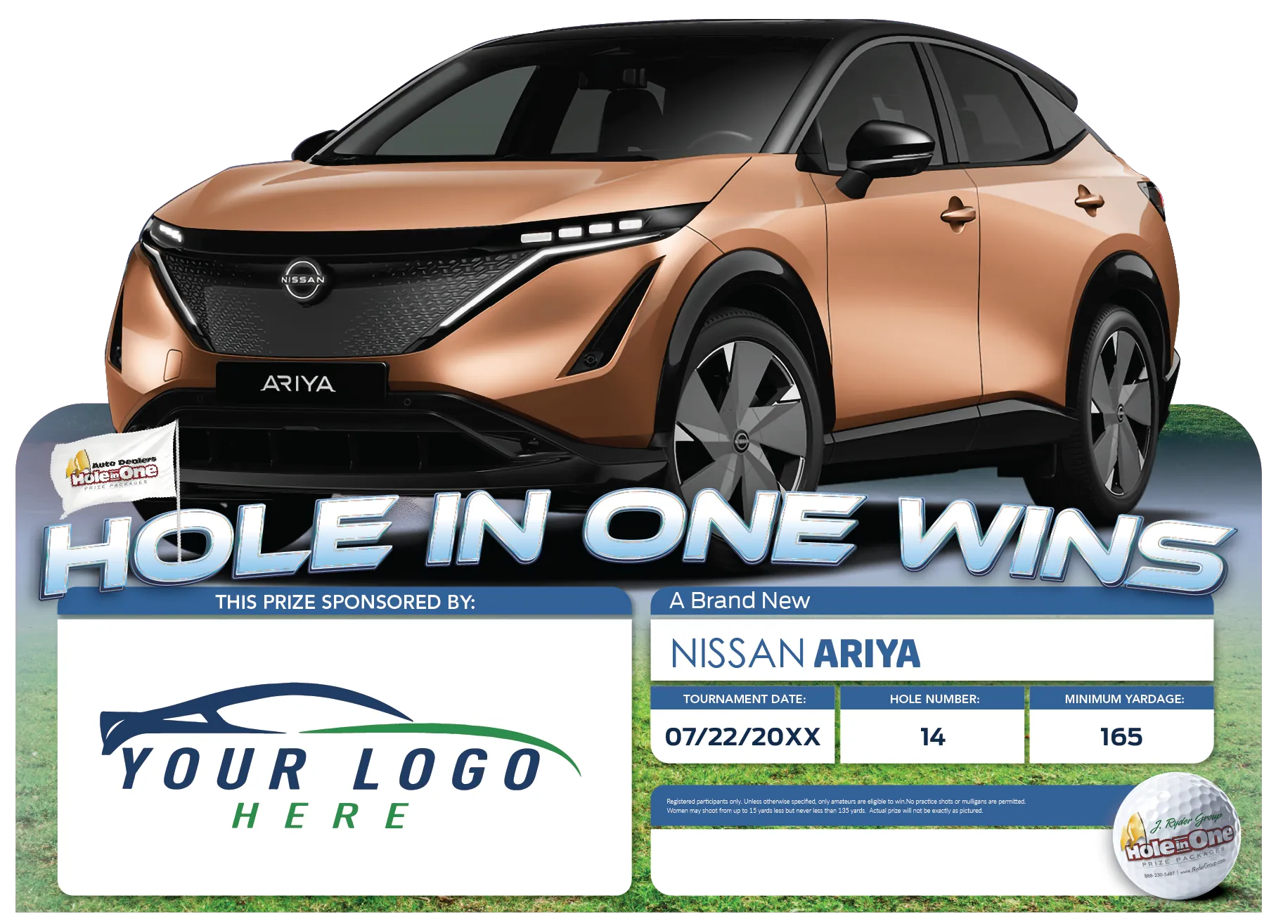 Nissan Hole in One Sign Example