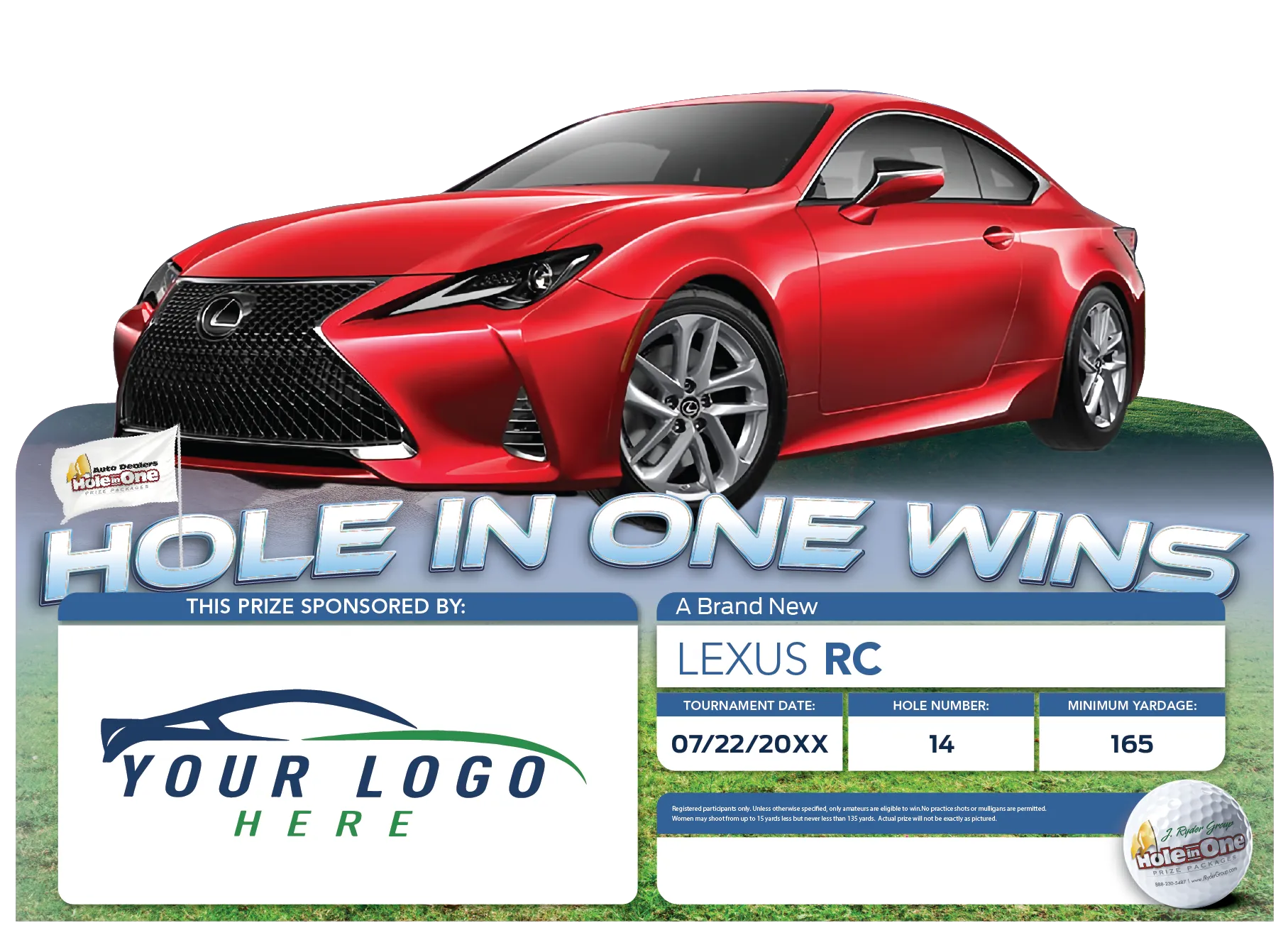 Lexus Hole in One Sign Example