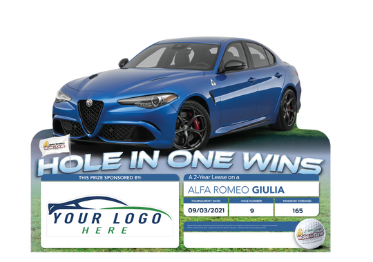 Alfa Romeo Hole in One Sign Example