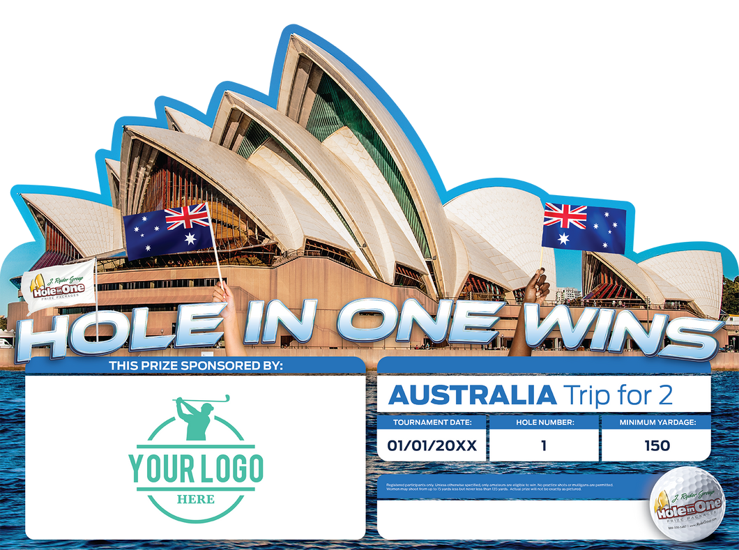 Australia Trip for Two - Golf Event Prize Package