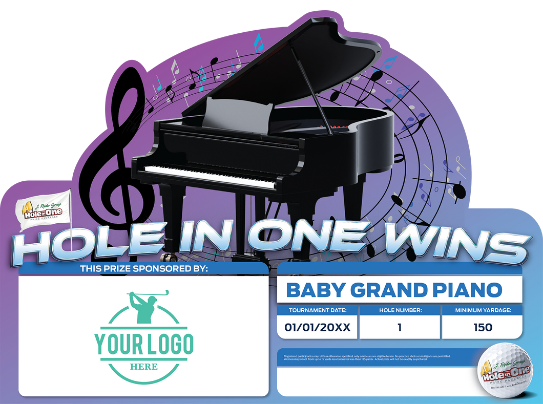 Baby Grand Piano - Golf Event Prize Package