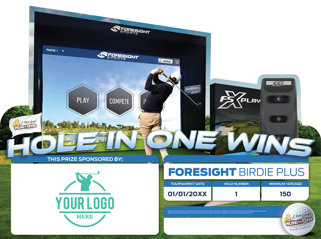 Foresight Birdie Plus Golf Simulator - Golf Event Prize Package
