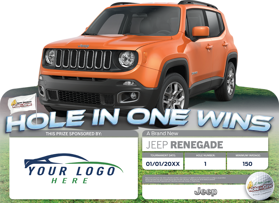 Jeep Renegade Golf Event Prize Package