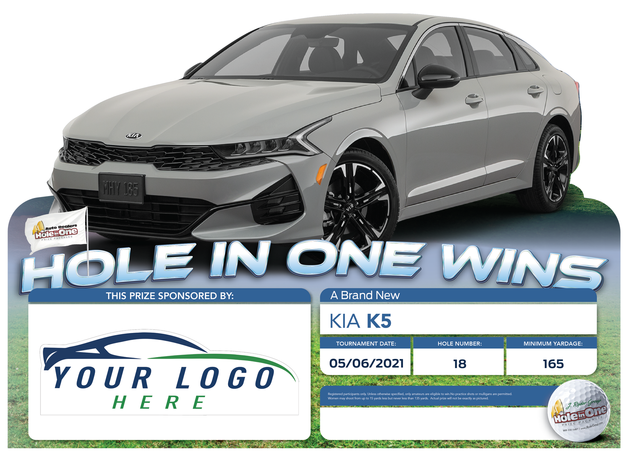 Kia Hole in One Sign Example
