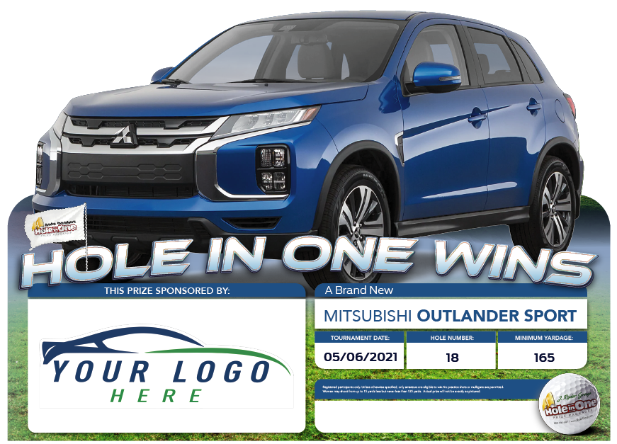 Mitsubishi Hole in One Sign Example