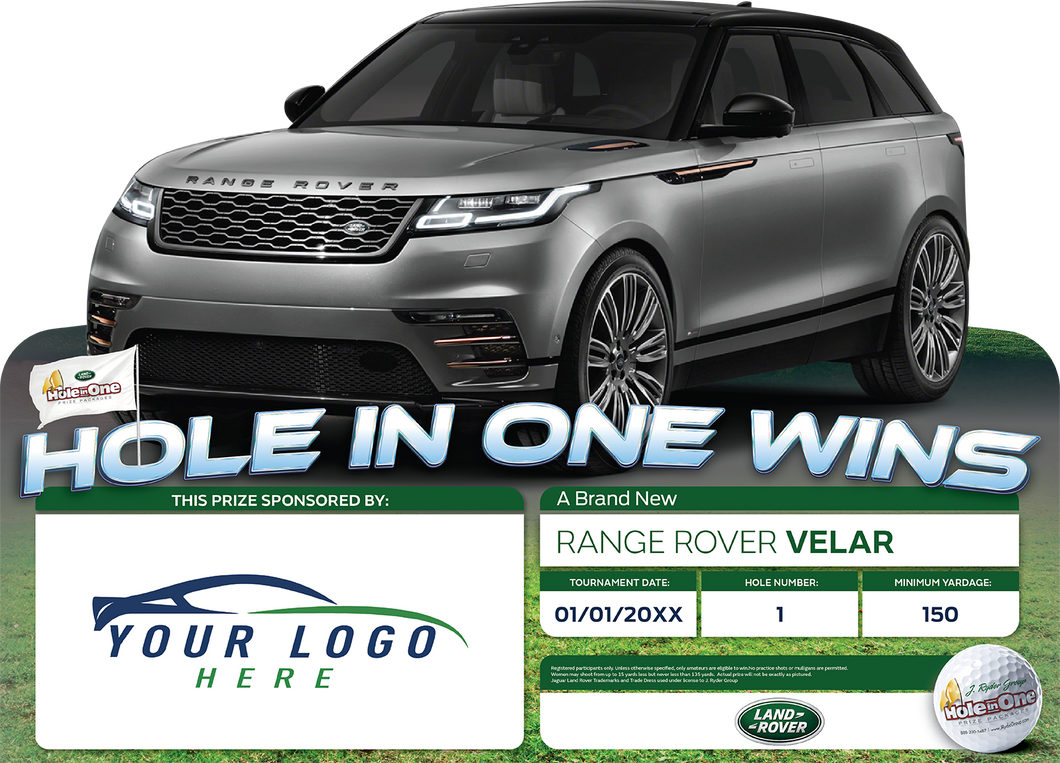 Range Rover Velar Golf Event Prize Package